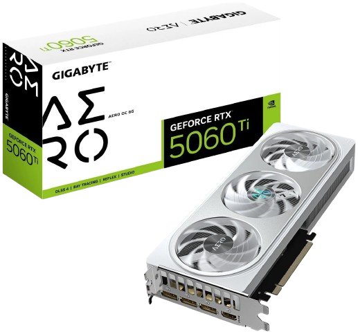 Gigabyte GeForce RTX 5060 AERO OC 8GB DLSS 4